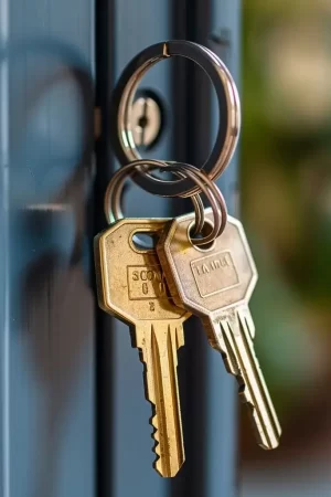 Schloss mit Schlüssel vom Schlüsseldienst Tempelhof